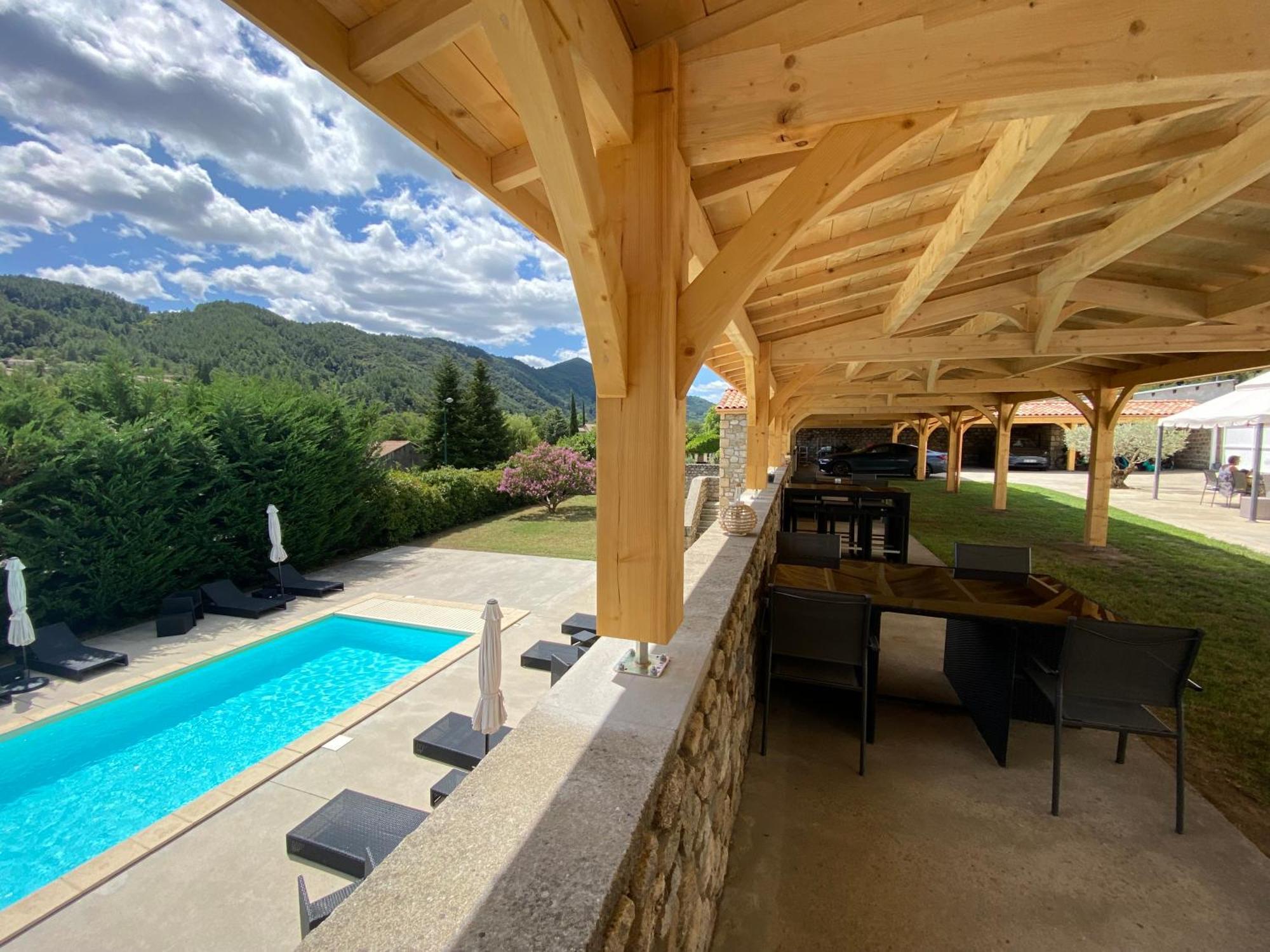 Domaine Les Buis Bed & Breakfast Saint-Fortunat-sur-Eyrieux Bagian luar foto